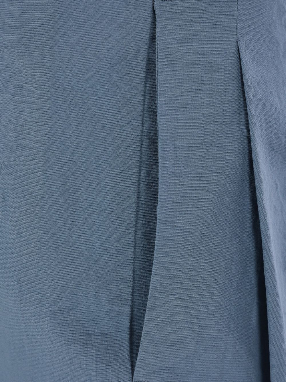 Shop Alberto Biani Wide-leg Trousers In Cotton In Dusty Blue