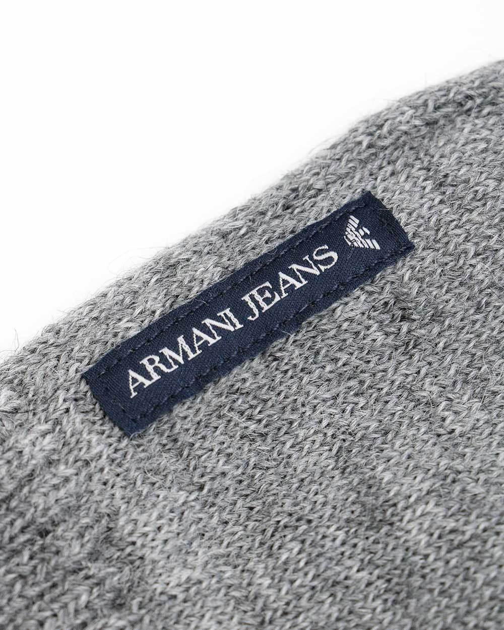 ARMANI JEANS V-NECK LOGO PULLOVER