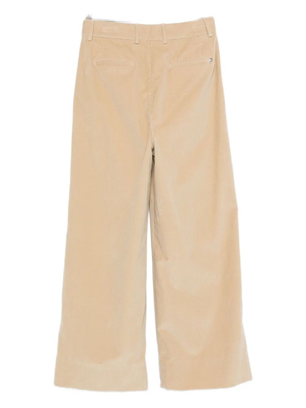 Dondup Pleated Corduroy Trousers In Brown