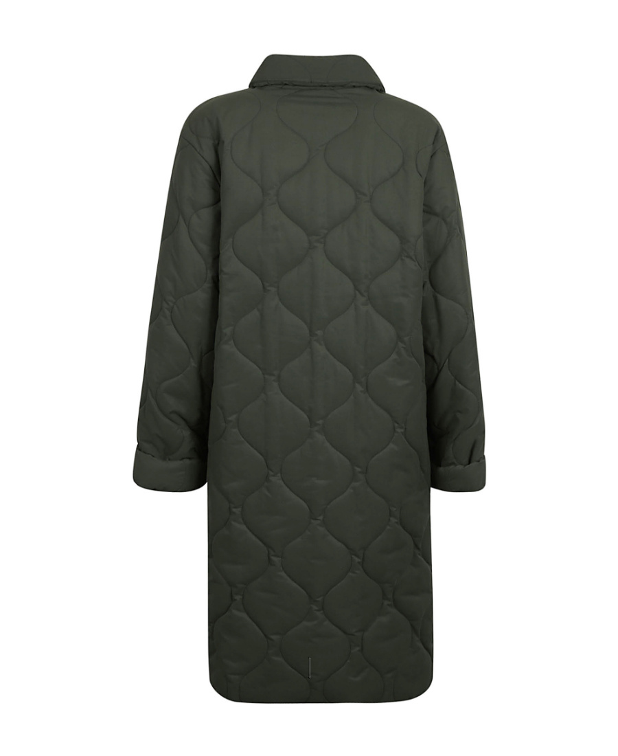 APC SINGLE-BREASTED QUILTED COAT
