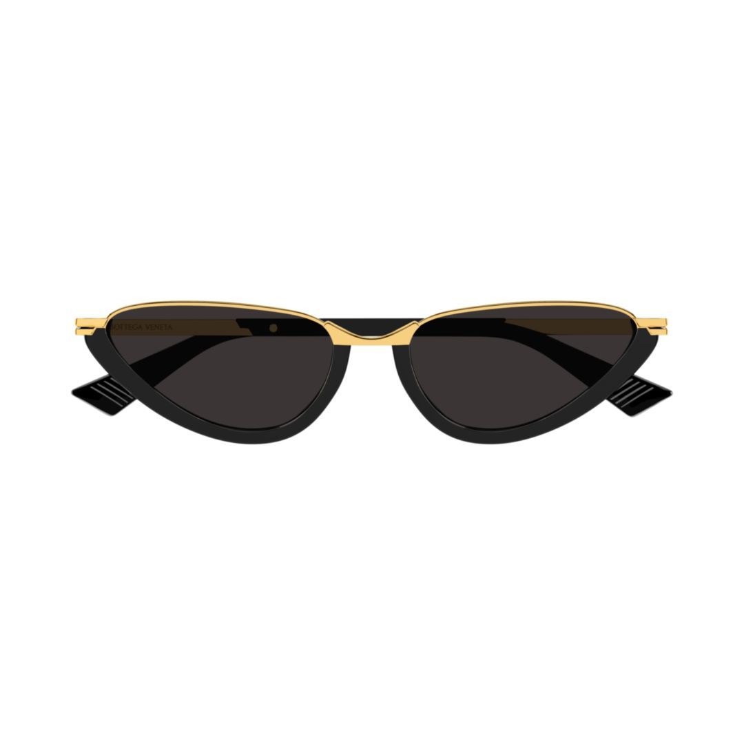 Bottega Veneta Eyewear Classic Cat Eye Sunglasses In Black