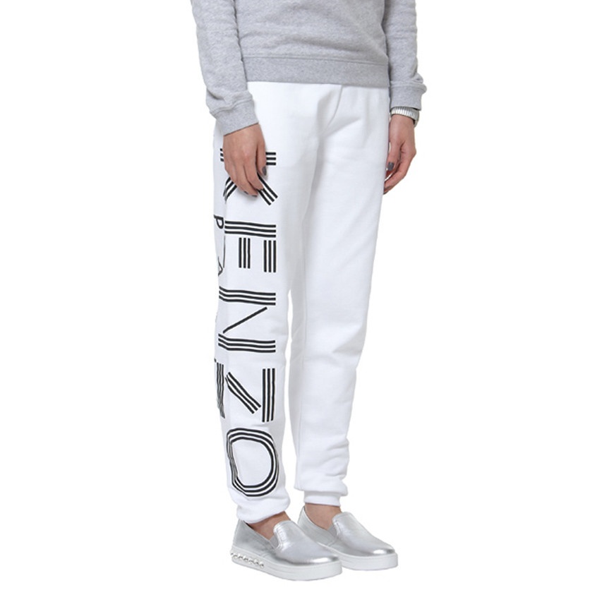 Kenzo Logo Sweatpants In White