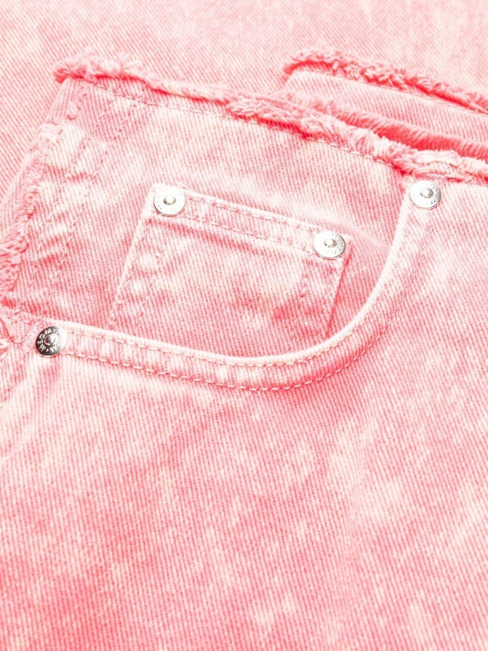 Msgm Logo Jeans In Pink