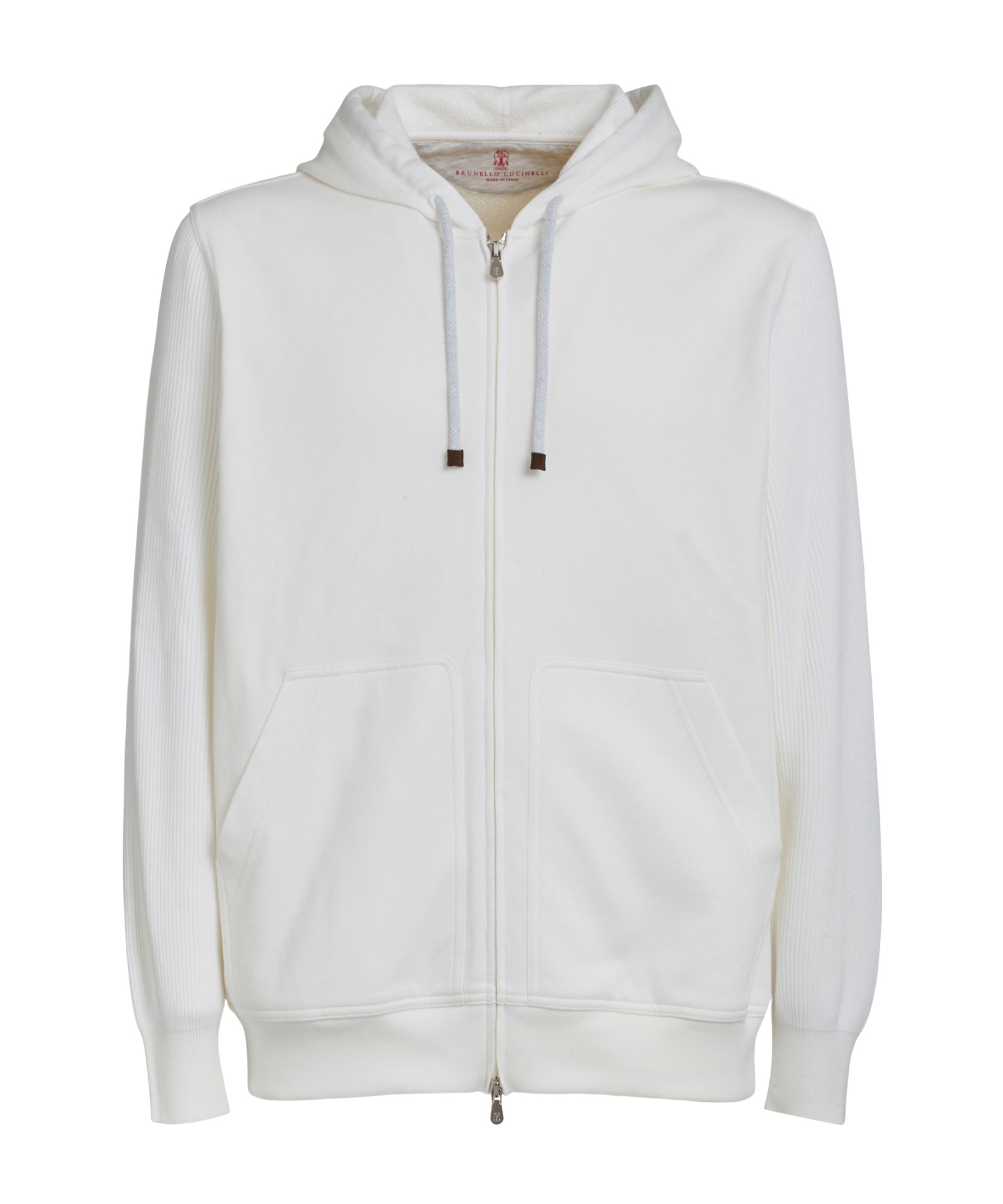 Brunello Cucinelli Long-sleeved Sweater In White