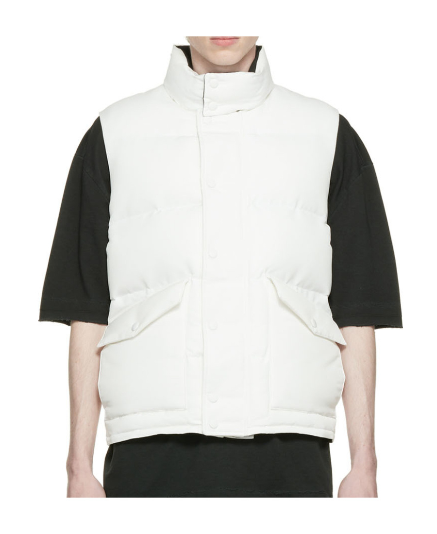 Alexander Mcqueen White Graffiti Vest In White