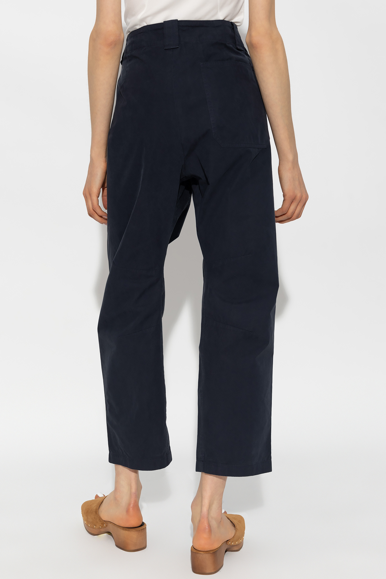 Rag & Bone Fiona Cotton Poplin Blouse In Black