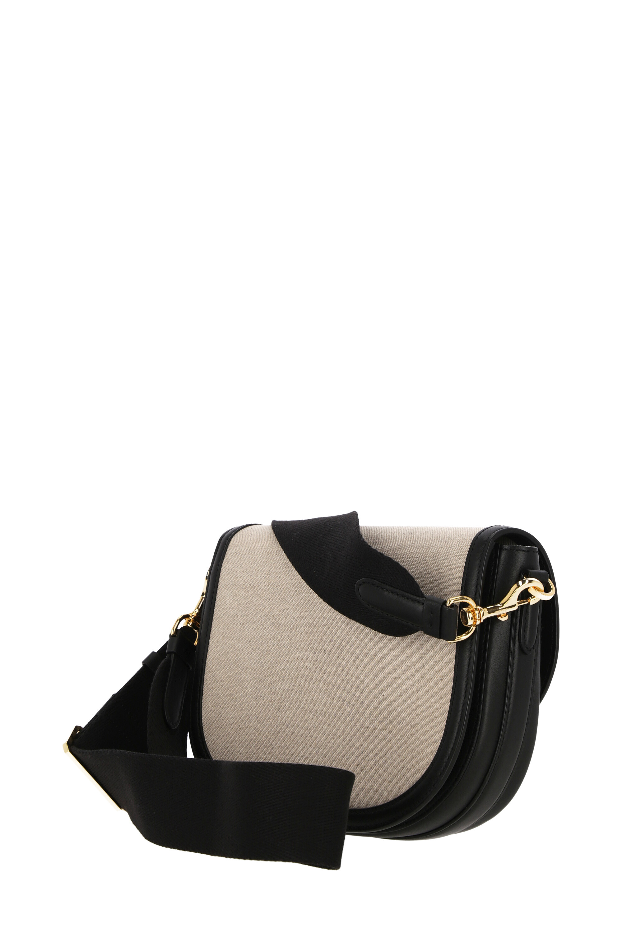 Mcm Mode Travia Logo Plaque Small Crossbody Bag In Black