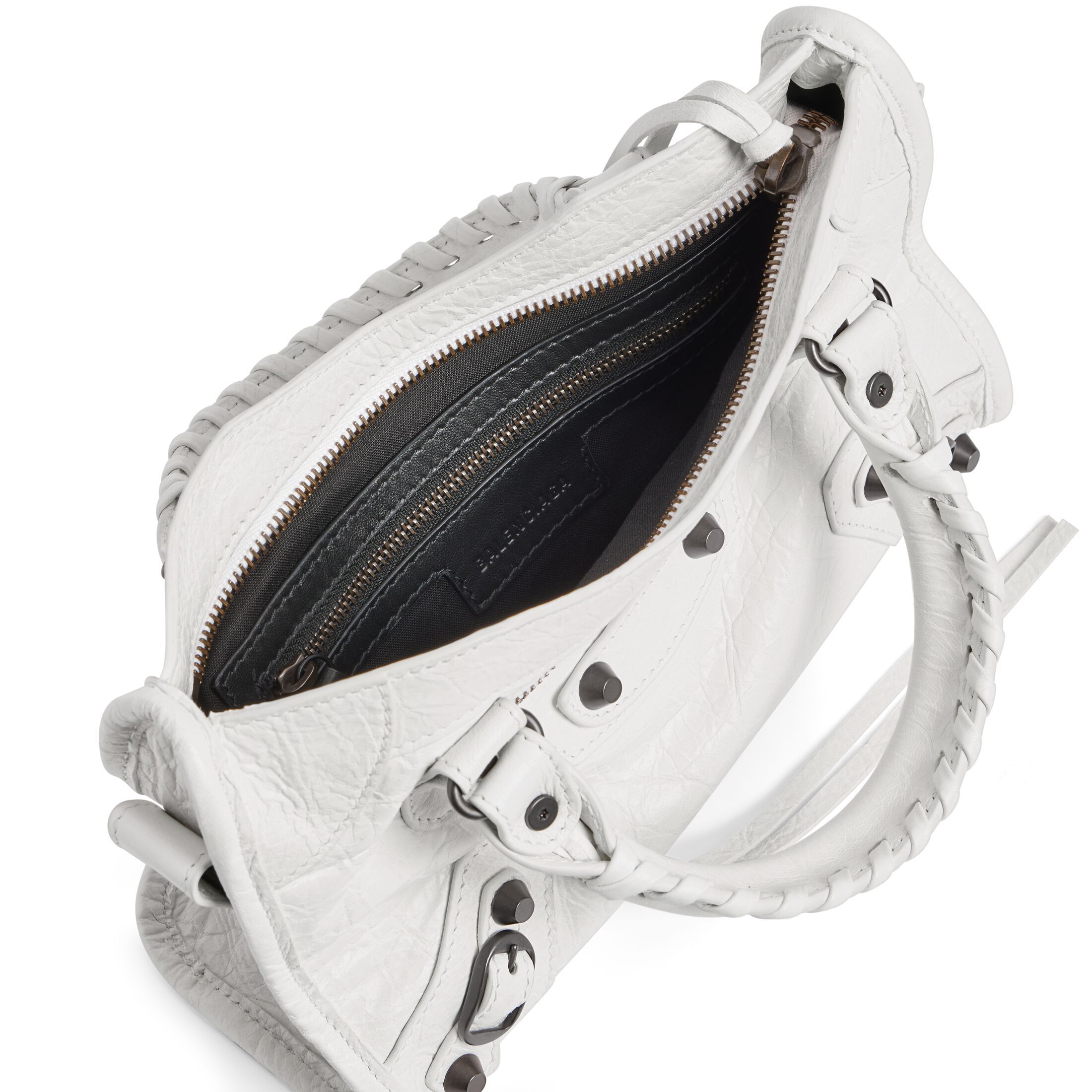 Balenciaga Mini Le City Tote Bag In White