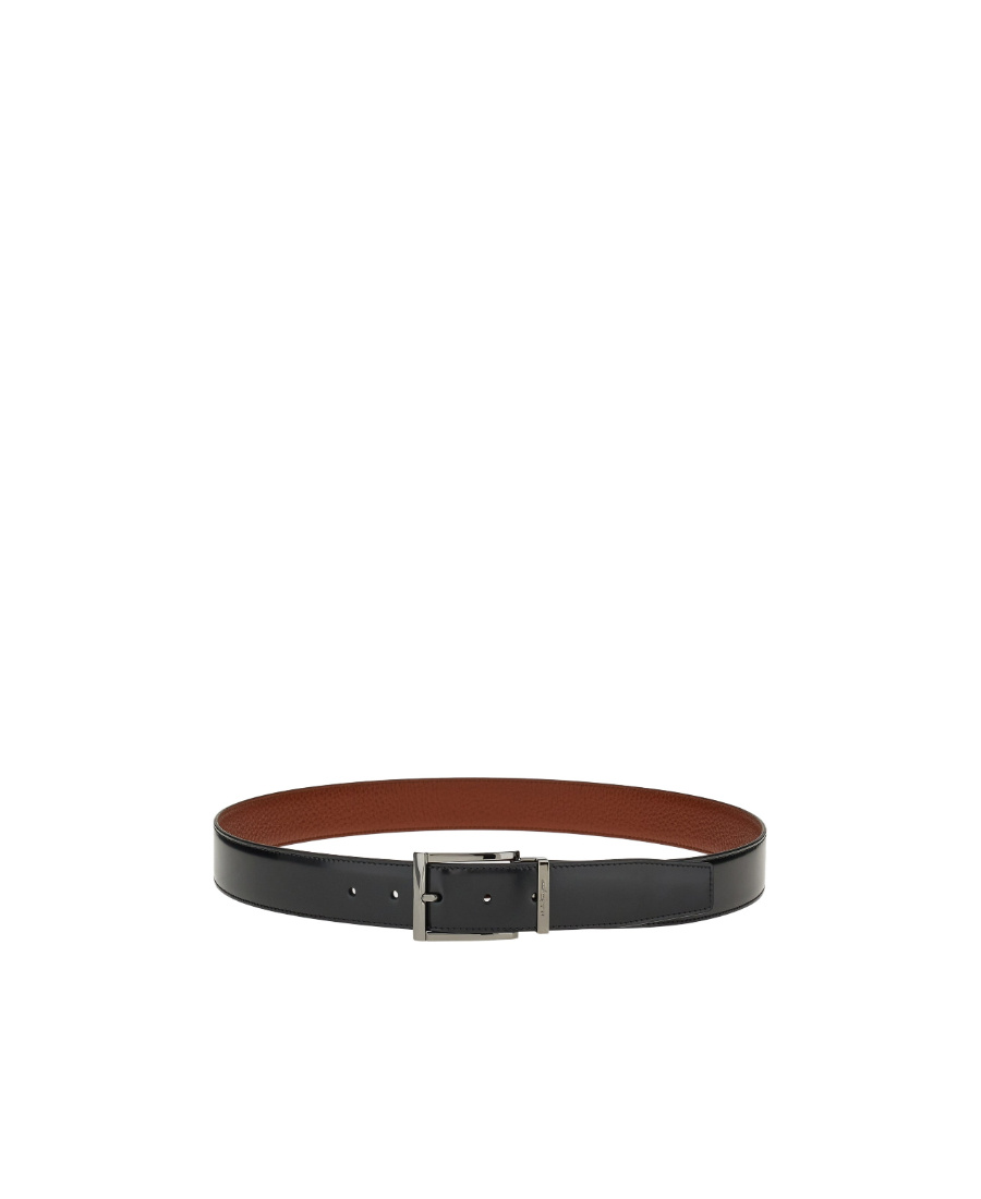Ferragamo Double-sided Adjustable Belt In Black
