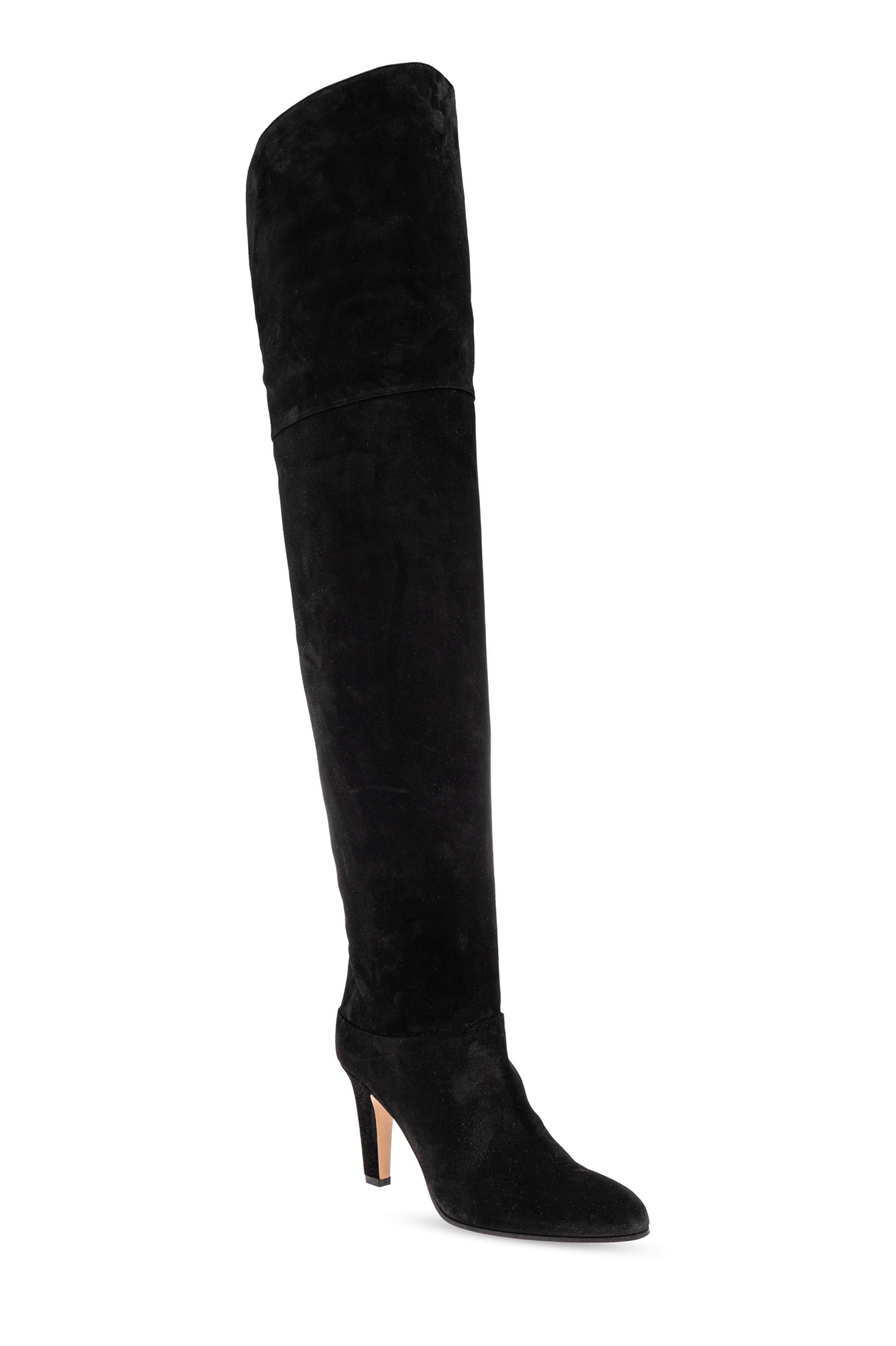 Chloé Eve Knee-high Heeled Boots In Black