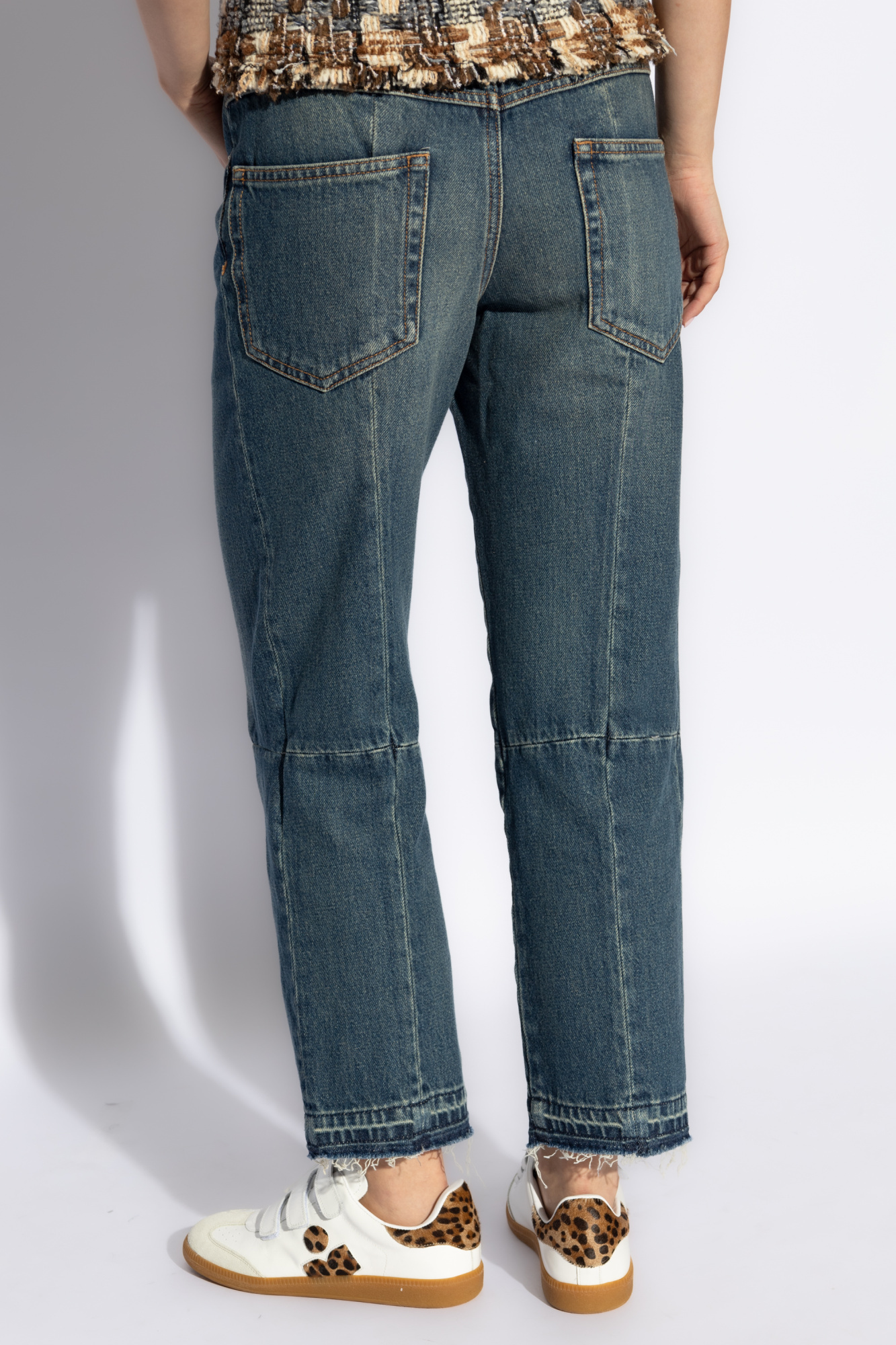 Shop Isabel Marant Najet Jeans In Green