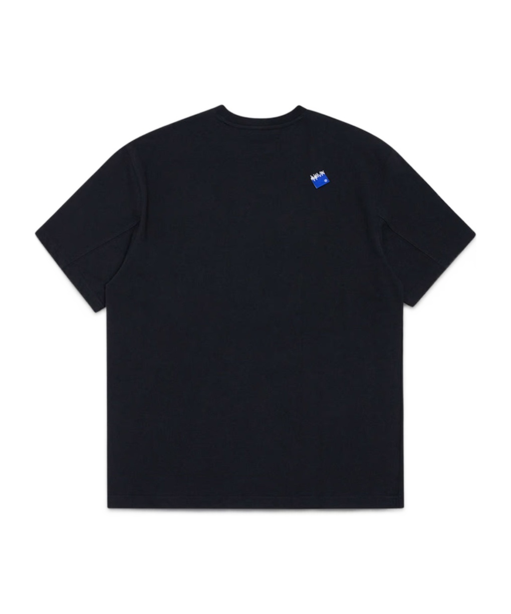 Ader Error T-shirt With Round Neck And Short Sleeves In Black
