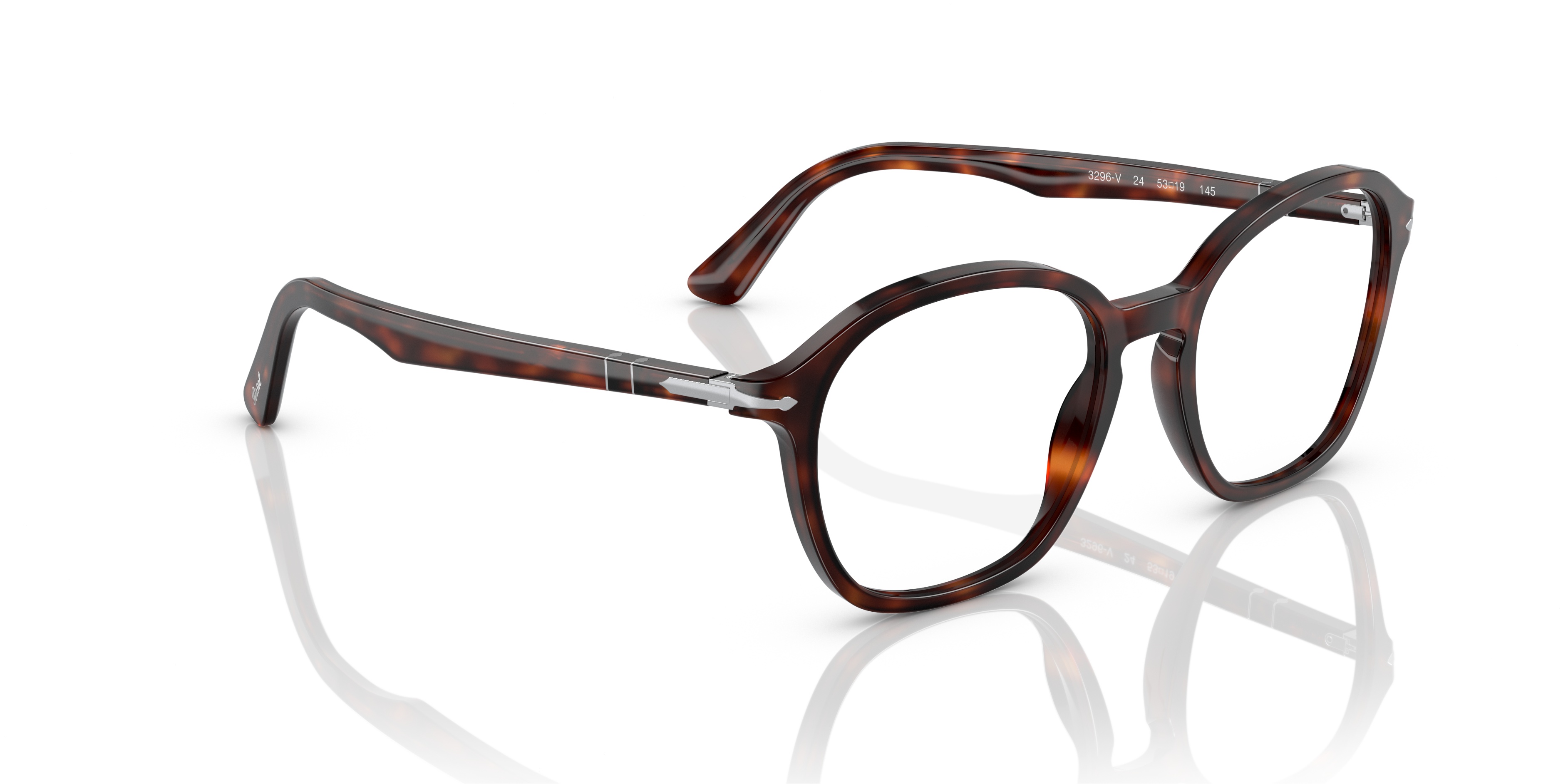 Persol Round Frame Glasses In Black