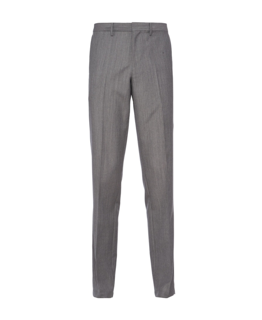 Prada Massgeschneiderte Hose Aus Wolle Und Mohair In Gray