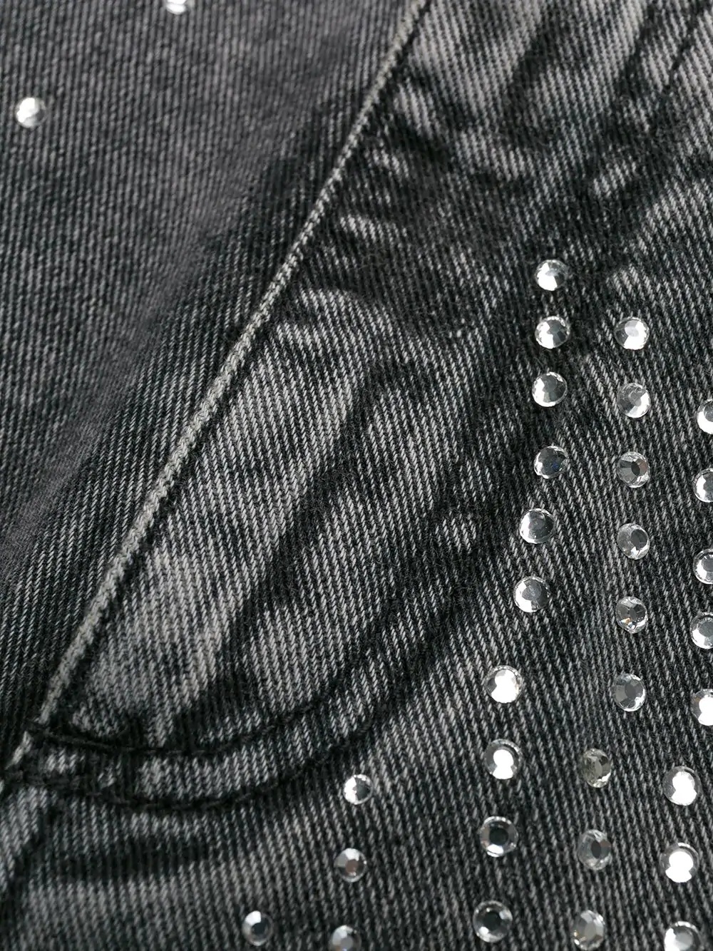 Philosophy Di Lorenzo Serafini Embellished Distressed Jeans In Black