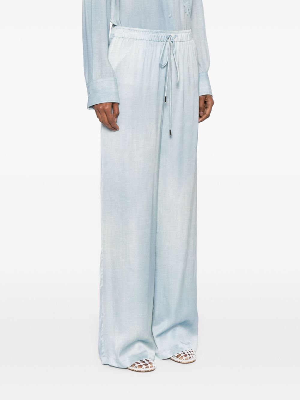Shop Ermanno Scervino Drawstring Casual Pants