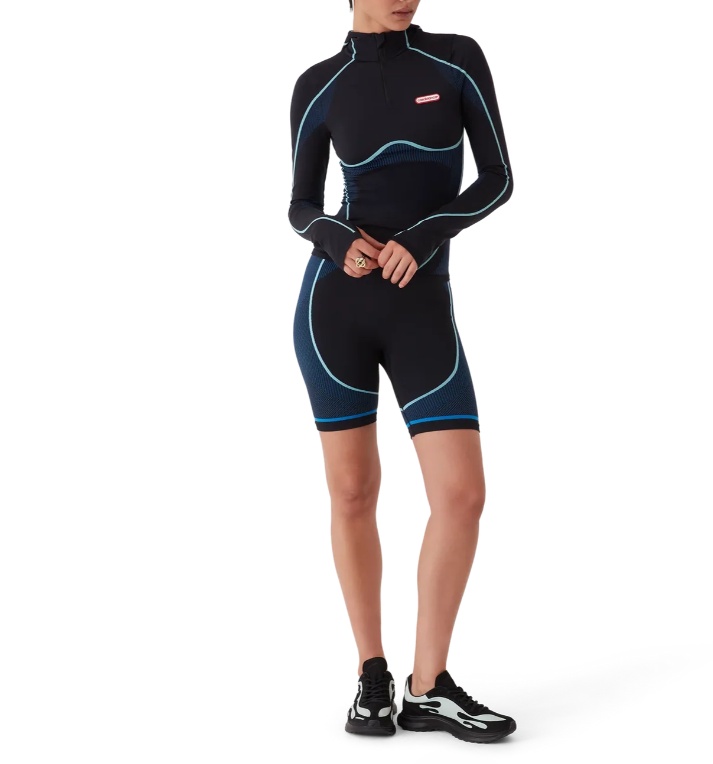 Casablanca Technical Hoodie With Contrasting Details In Multi