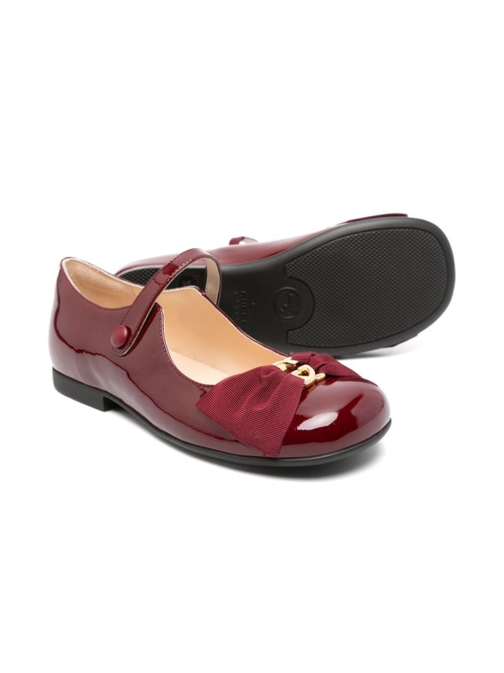 Gucci Ballet Flats In Red