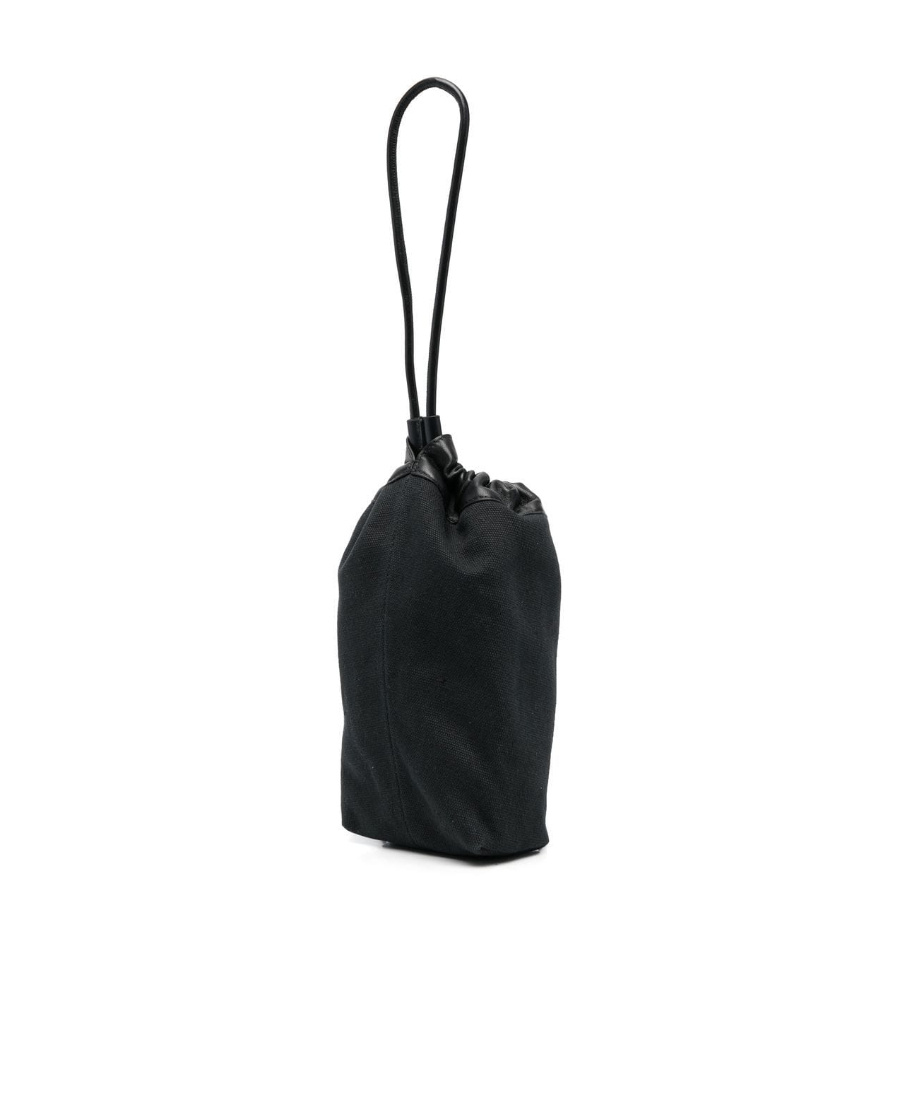 Jil Sander Logo-print Clutch Bag In Black