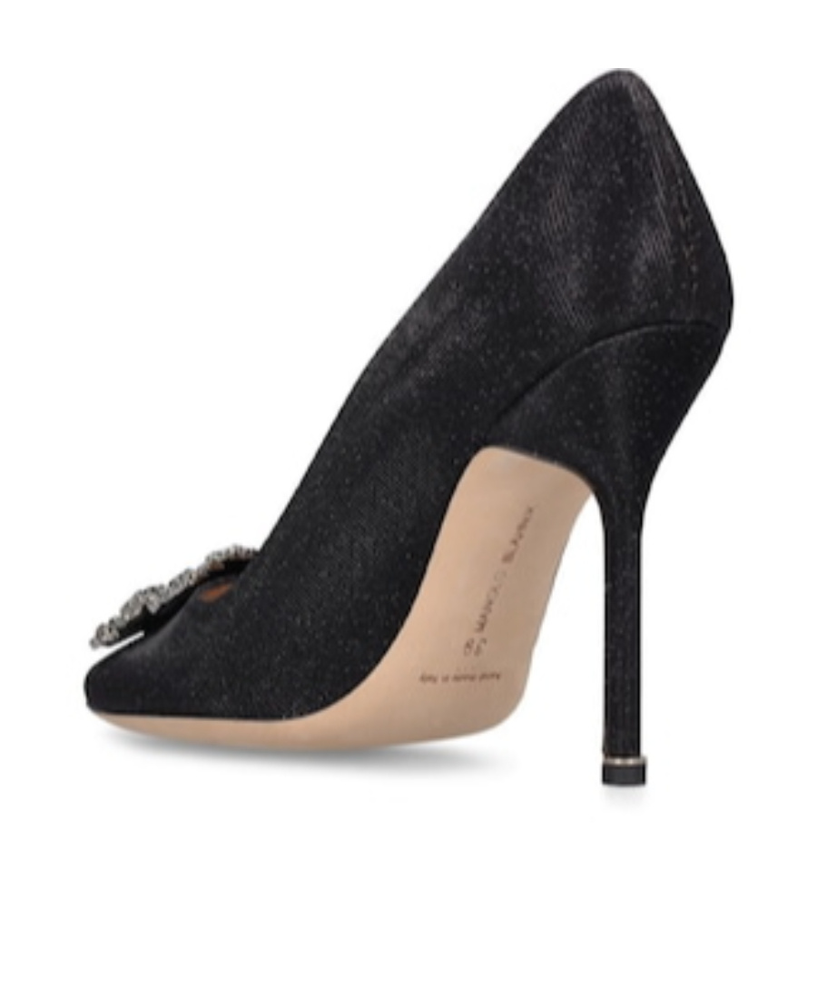 MANOLO BLAHNIK HANGISI SHINY HIGH HEELS