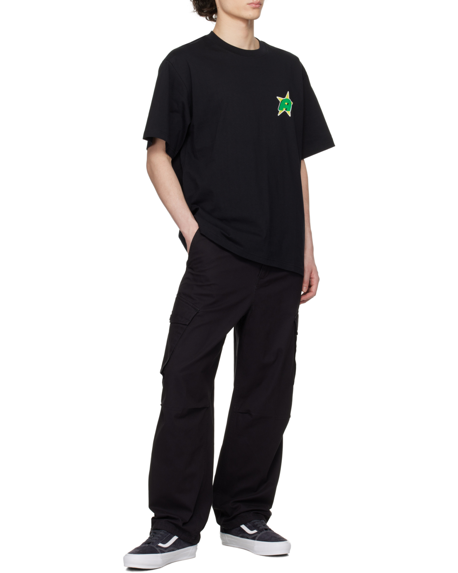 Carhartt Cargo Side-pocket Trousers In Blue