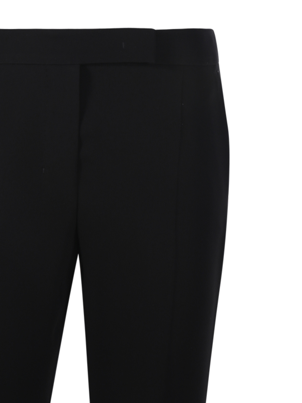 Max Mara Pleat Detailed Tapered Trousers In Black