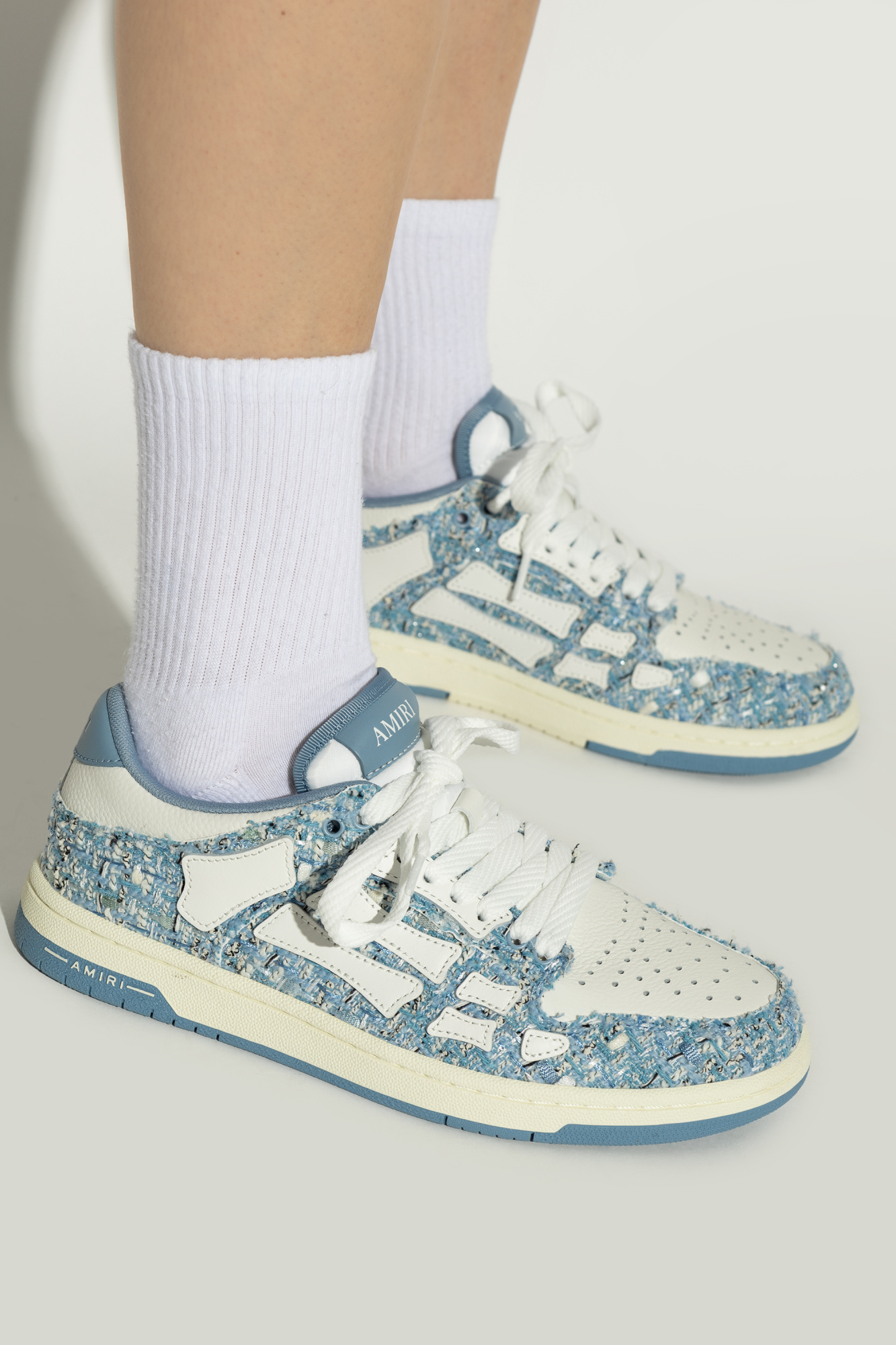 Amiri Skel Boucle Low-top Sneakers