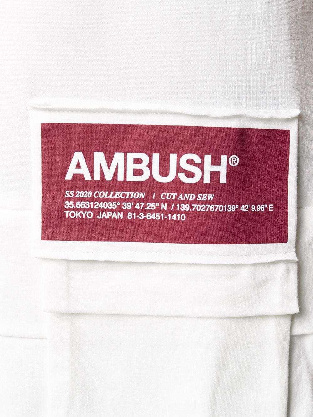 Ambush Logo Patch T-shirt In White