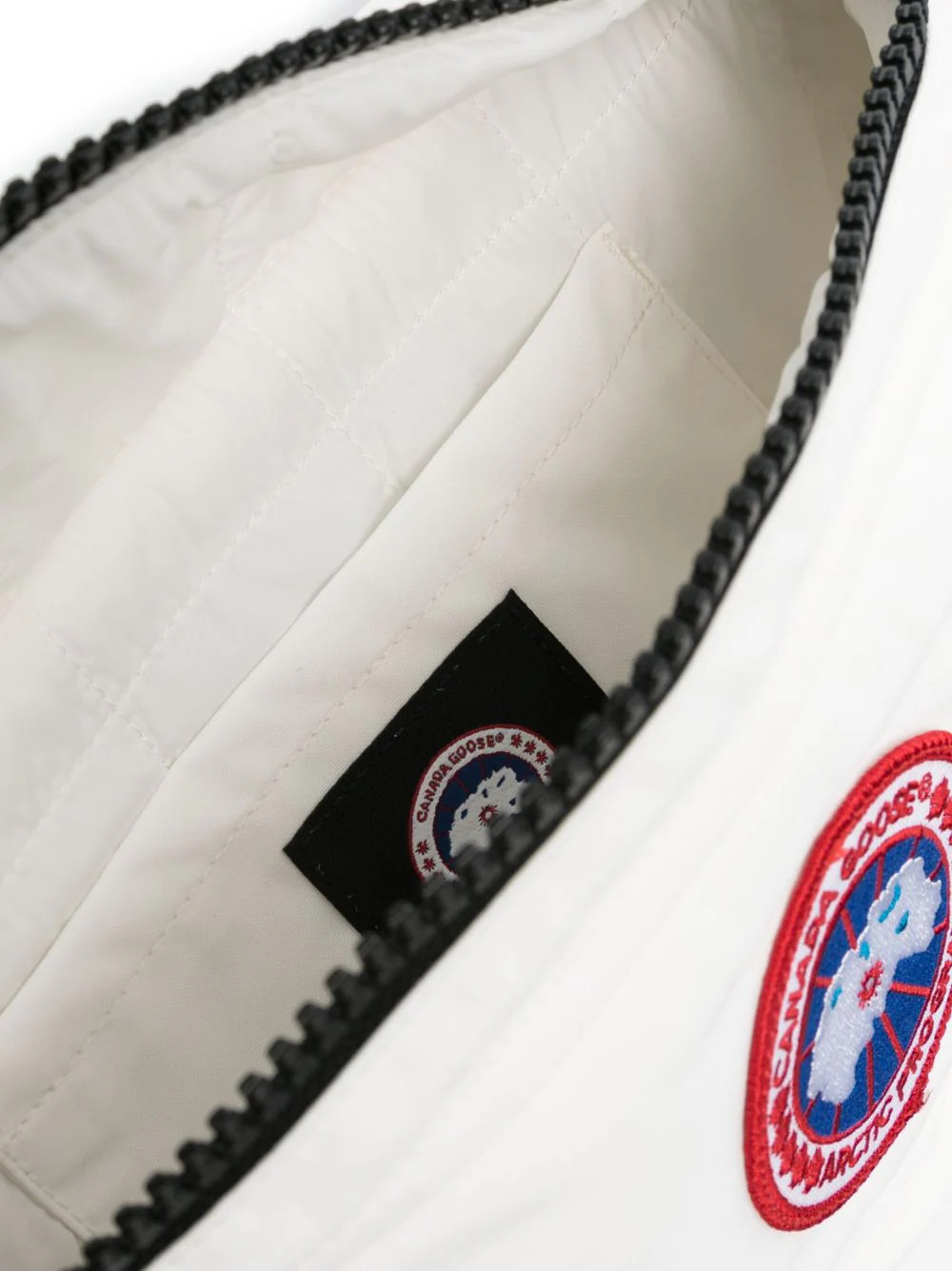 Canada Goose Logo-patch Belt Bag In White