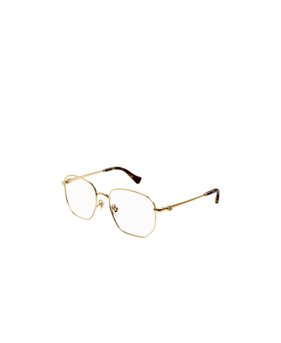 Gucci Interlocking G Square-frame Glasses In Nude