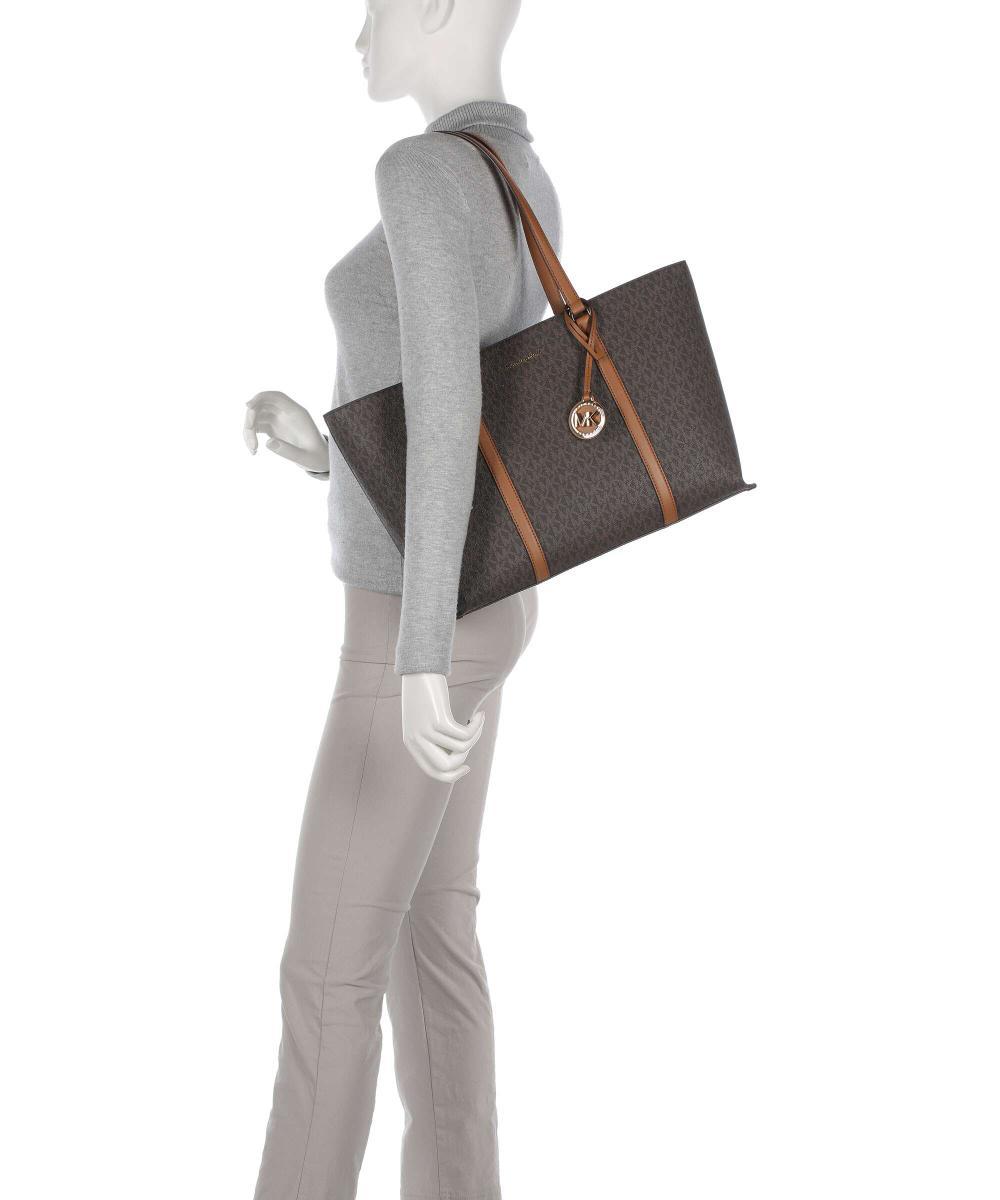 Shop Michael Michael Kors Logo-print Tote Bag In Black