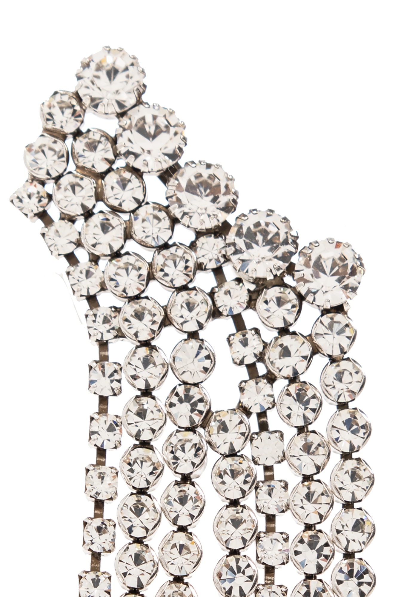 Shop Isabel Marant A Wild Shore Crystal-embellished Earrings In White