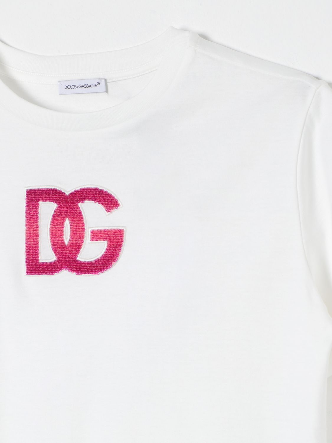 Dolce & Gabbana Dg Logo T-shirt In White