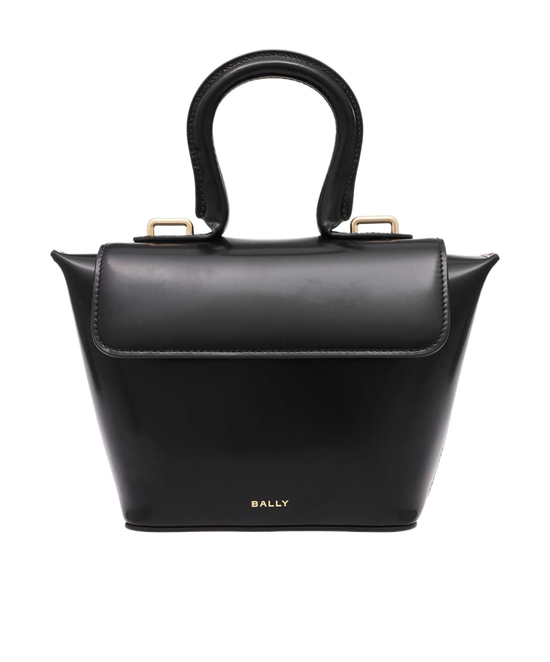 Bally Logo Shoulder Bag In Black
