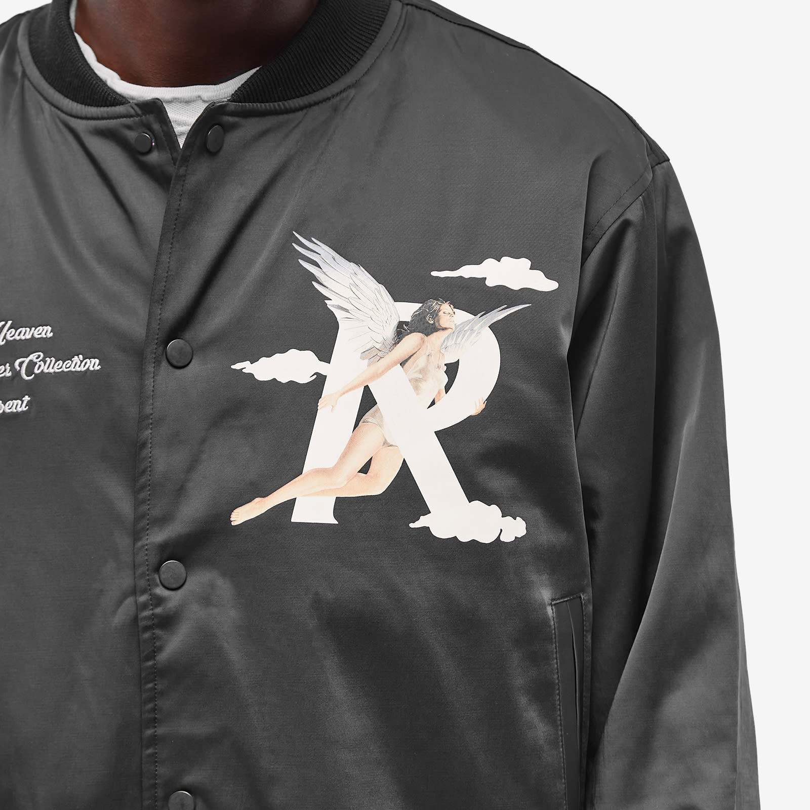 REPRESENT STORMS IN HEAVEN PRINTED BOMBER JACKET