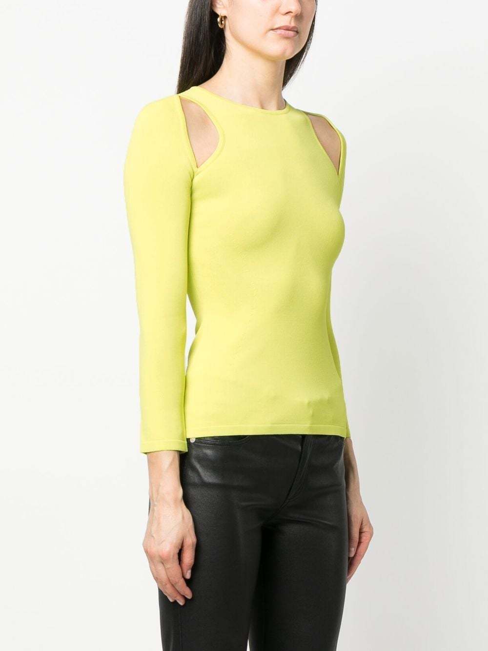 Dsquared2 Long Sleeved T-shirt In Yellow