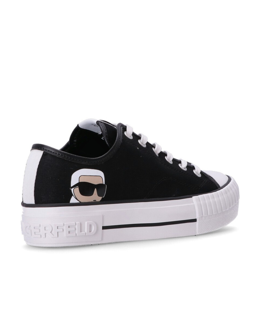 Karl Lagerfeld Kampus Max Lace-up Sneakers In Black