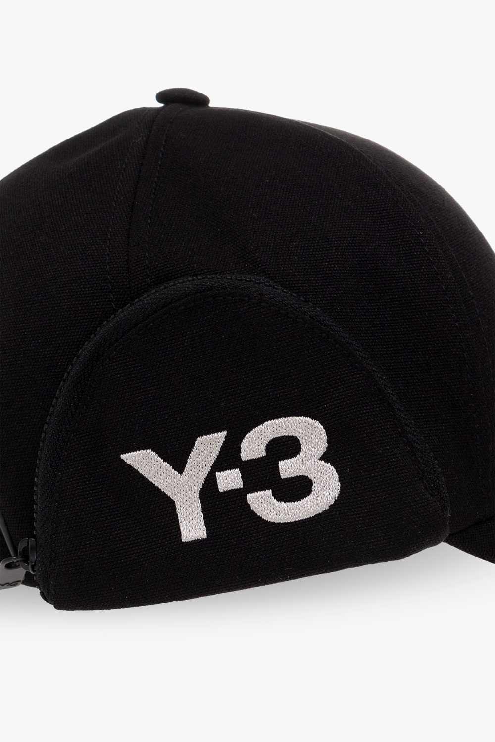 Y-3 Pocket Logo Cap In Black