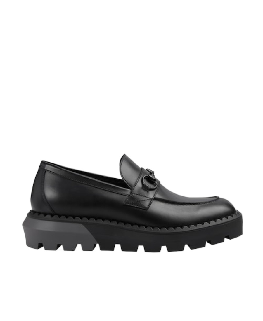 Gucci Horsetbit-embellished Chunky Loafers In Black