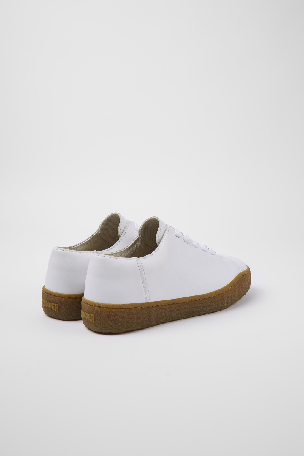 Camper Peu Terreno Lace-up Sneakers In White
