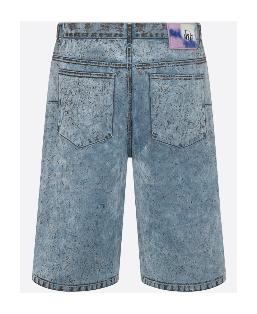 Dior Logo Shorts In Gray