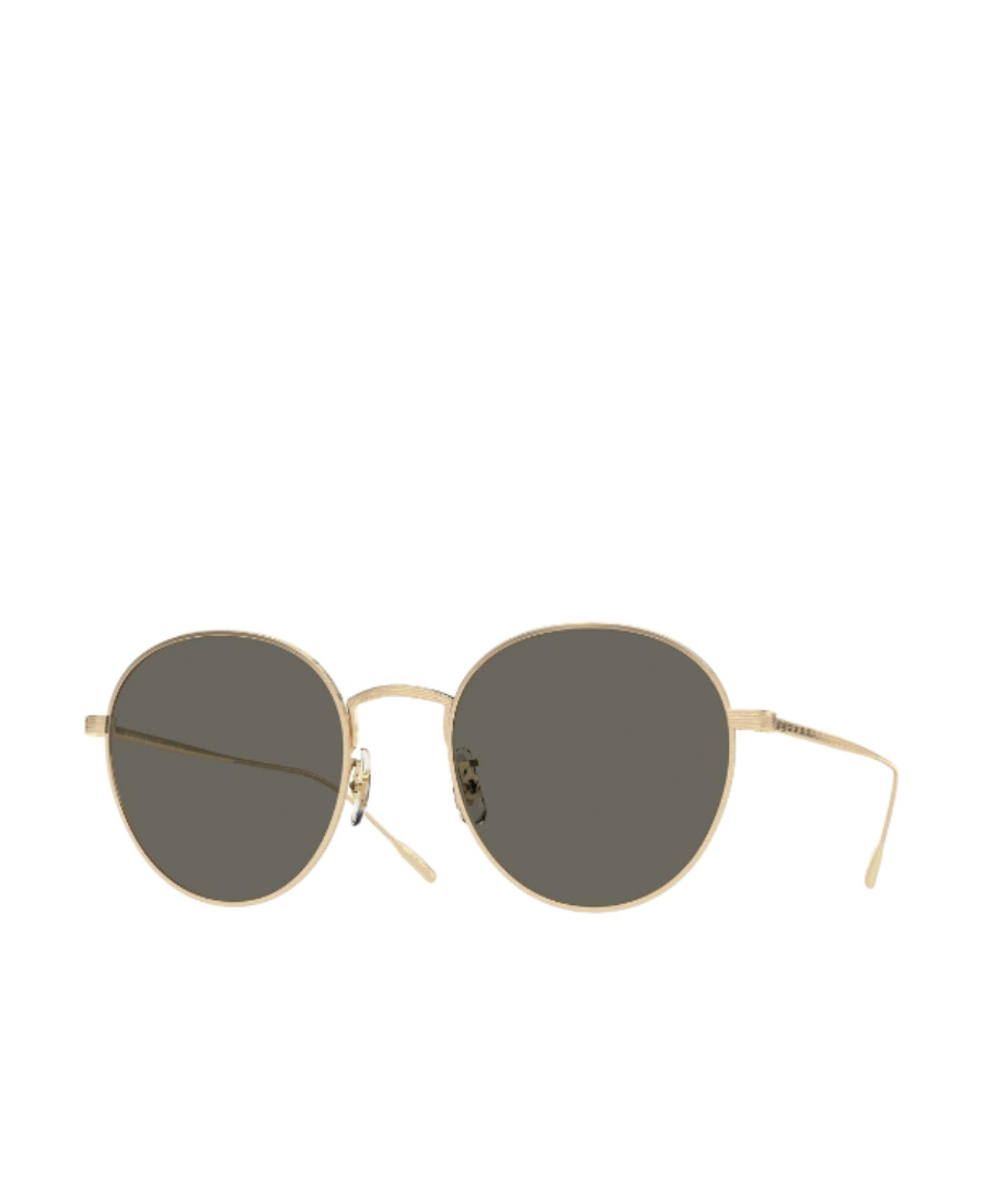 Oliver Peoples Micro-standard Round Sunglasses In Gray
