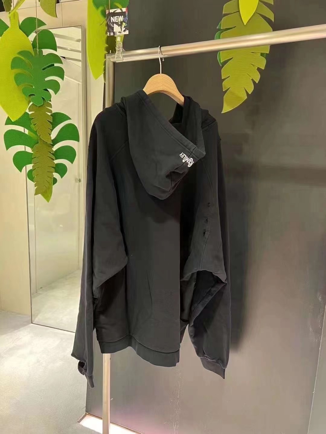 Raf Simons Hoodie In Black