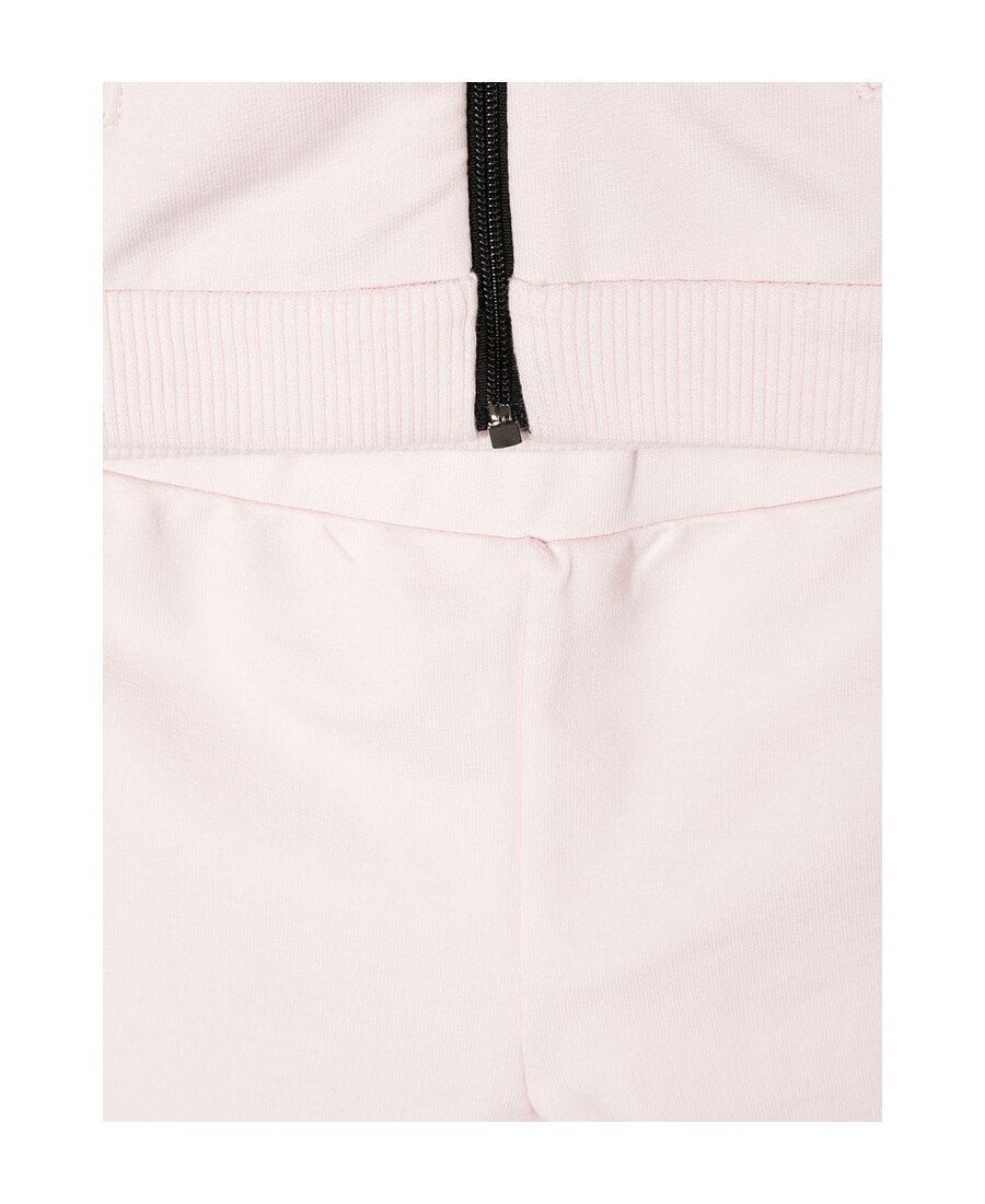 Moncler Striped-trim Tracksuit In Pink