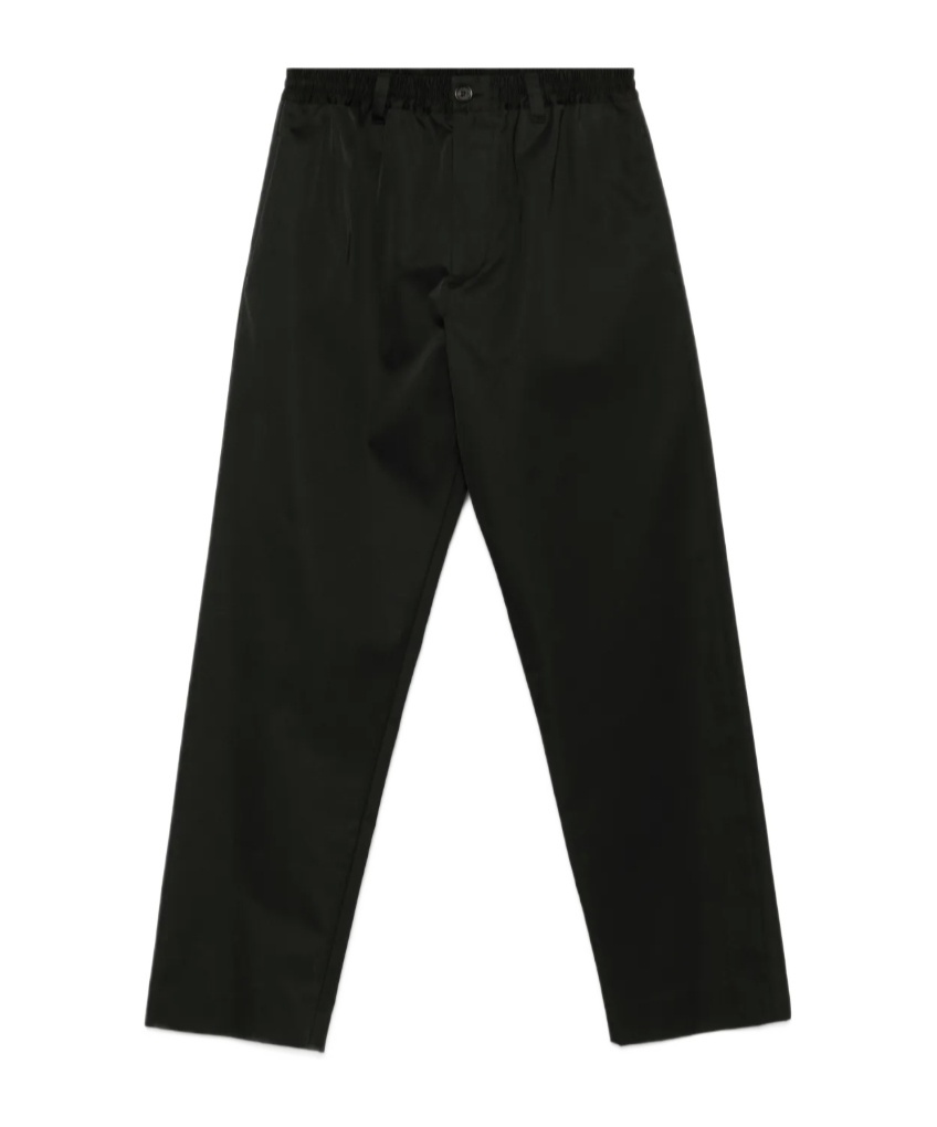 Shop Marni Water-repellent Taffeta Trousers In Black