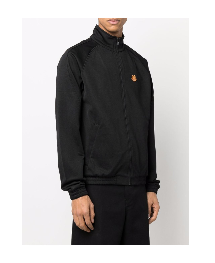 Kenzo Tiger Head Motif Sweatshirt In Black