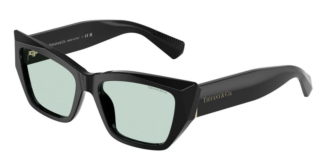 Tiffany & Co . Cat-eye Sunglasses With Light Azure Lenses In Green