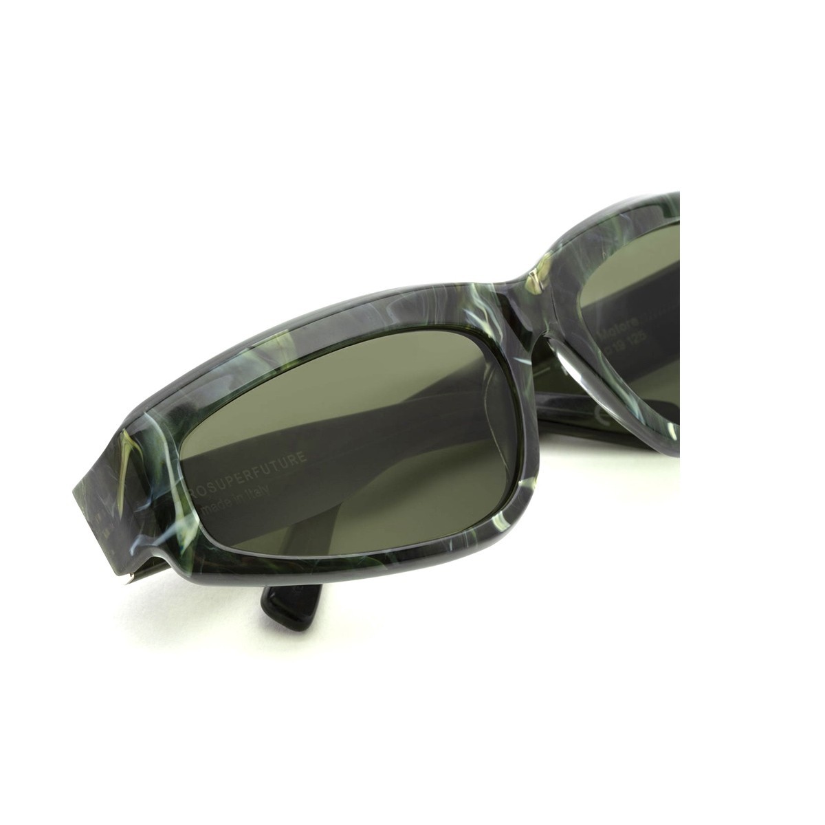 Retrosuperfuture Motore Cat-eye Frame Sunglasses In Green