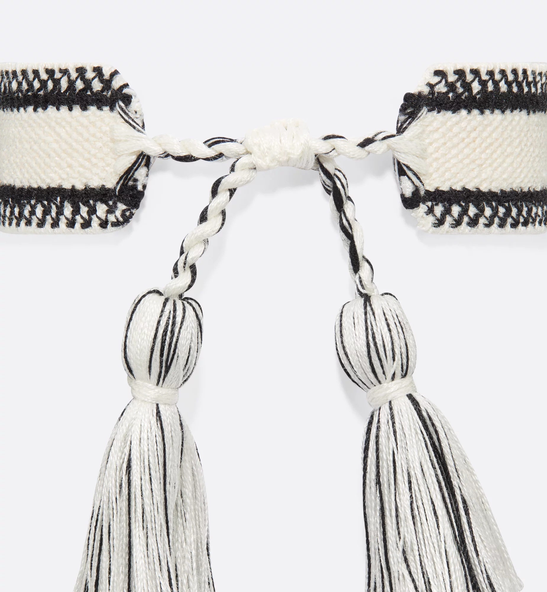 Dior Logo Bracelet Set In Black