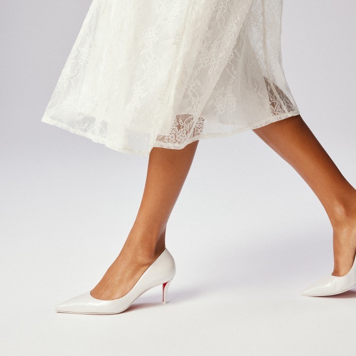Christian Louboutin Miss Z High Heels In White